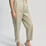 Tab Hem Khaki Pants