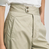 Tab Hem Khaki Pants