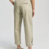 Tab Hem Khaki Pants