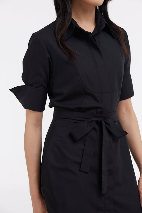 Tulip Hem Shirt Dress