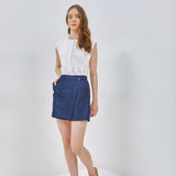 TENCEL DENIM SKORT
