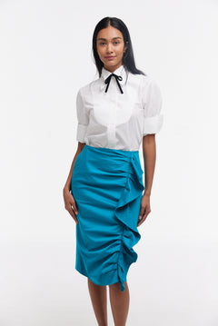 Side Ruffle Skirt
