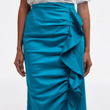 Side Ruffle Skirt