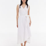 Broderie Anglaise wrap over dress