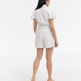 Broderie Anglaise Ruffle Shorts