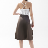 Side Ruffle Skirt
