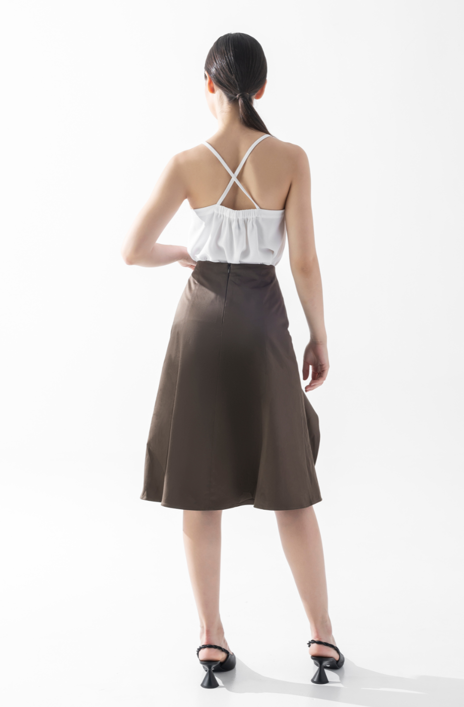 Side Ruffle Skirt