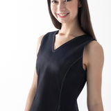 Denim Topstitch Dress