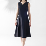 Denim Topstitch Dress