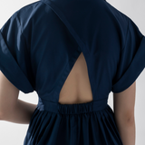 Pleat Detail Shirtdress